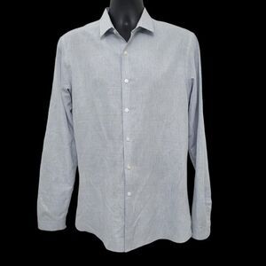 2/$20 Topman Classic Blue Buttons Down Shirt Size: Large